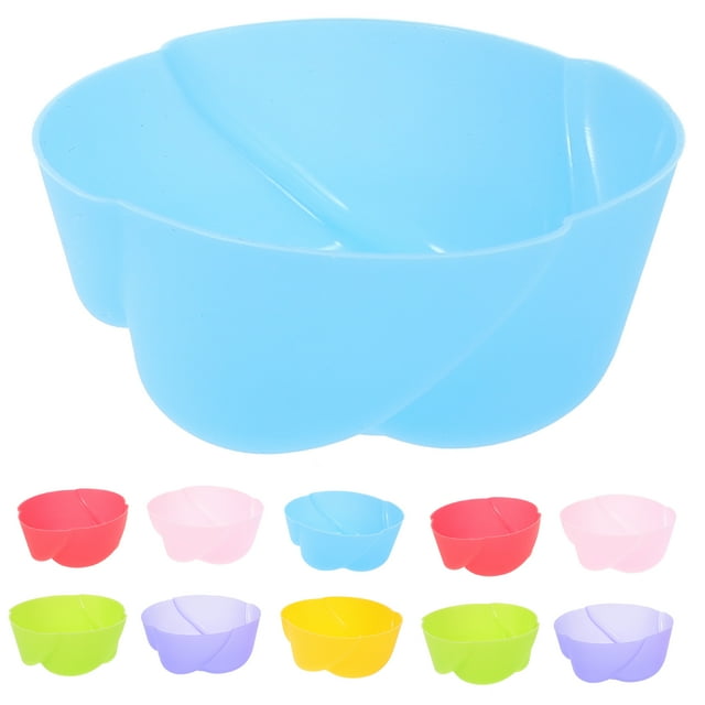 12 piezas de silicona rosa forma de flor molde de decoración de pasteles pudín gelatina molde de chocolate taza de muffin herramienta de hornear cupcake hecho a mano (color aleatorio)