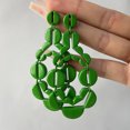 thumbnail image 4 of Jewelry Spray Paint Multicolor Funny Face Funny Earrings Exaggerated Big Earrings, 4 of 4