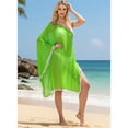 thumbnail image 3 of HAPPY BAY Women's Beachwear Swimsuit Coverups for Women Summer Swim Beach Dress Cover ups for Swimwear Women Loose Wear Bathing Suit Cover-up for Women 1X-2X Sage_AC683, 3 of 5