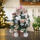 thumbnail image 5 of Adornos Navideños, Mini Árbol de Navidad con Cuentas Flocadas, Adorno Navideño de Escritorio, Árbol de Navidad Pequeño., 5 of 6