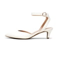 thumbnail image 4 of Zapatos DREAM PAIRS Luna Blancos con Tacón Bajo de 5 cm, 4 of 7
