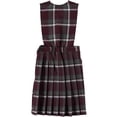 thumbnail image 2 of Cookie's Girls’ Jumper (Sizes 2 - 6X) Color: burgundy/gray/white *plaid #91* Size: 2, 2 of 2