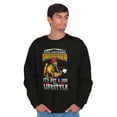thumbnail image 5 of Volunteer Firefighter Lifestyle Fire Men's Crewneck Sweatshirt Brisco Brands L, 5 of 6
