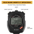 thumbnail image 4 of Sports Stopwatch Timer 60 Memory Digital Stopwatch 3 Line Display, 4 of 8