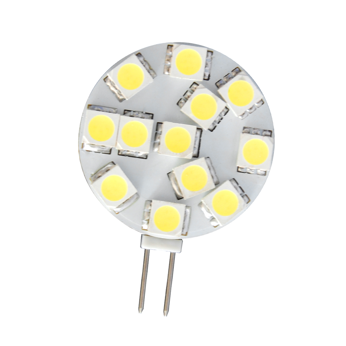Dream Lighting 12V DC LED 1.9 Watt G4 Bulb / JC10 Bi-Pin 20W Halogen Replacement for Auto Trailer Car Boat Interior Kitchen Under Cabinet Dimmable Cool White, 10-Pack