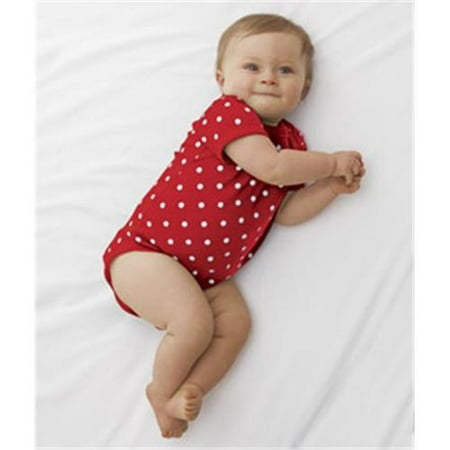 Rabbit Skins Infant Baby Rib Lap Shoulder Bodysuit