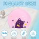 thumbnail image 5 of Gorro de natación para niños, gorros de natación con estampado de silicona suave de primera calidad, gorro de natación impermeable para jóvenes, niños y niñas, pelo largo Adepaton 221411-1, 5 of 8