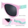 thumbnail image 2 of Nacuwa Baby Sunglasses - 100% UV Proof Sunglasses for Baby, Toddler, Kids - Ages 0-2 Years - Case and Pouch included (Pink/Green), 2 of 7