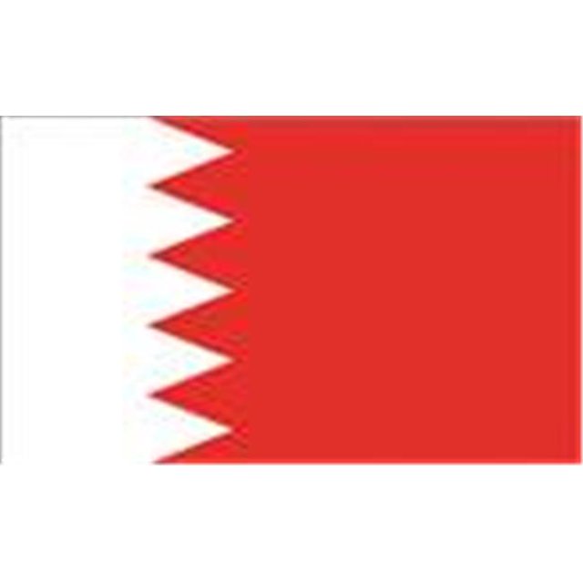 Drapeau du Bahrain Nyl-Glo 2 Pi. X 3 Pi.