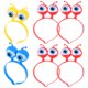 thumbnail image 5 of GAXIRE 6 diademas brillantes de extraterrestres para Halloween, diadema con forma de globo ocular parpadeante para conciertos de Halloween (colores variados), 5 of 5