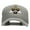 Silver, variant on Football Player Embroidered Pro Style Twill Cap - Silver OSFM