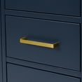 thumbnail image 4 of Ariel Cambridge 61 In. Single Oval Sink Vanity With Carrara White Marble 0.75 In Countertop In Midnight Blue, 4 of 10