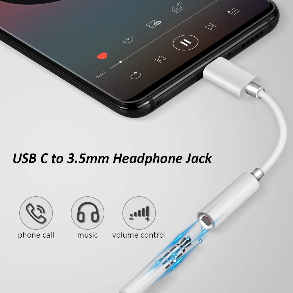 USB Type C To Headphone Aux Audio Jack Adapter Cable For, 56 OFF