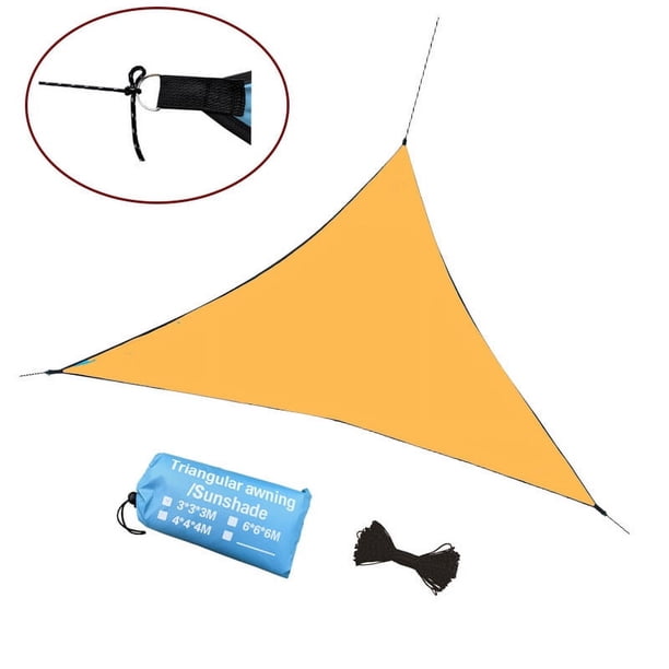 Fiudx Parasol para Exteriores, Tela de Sombra Triangular, Toldo con Protección Uv Eficaz, Solución Versátil Contra La Lluvia, Ideal para Jardín y Patio, Ideal para Relajarse En Verano, Diseño de Fáci