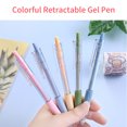 thumbnail image 4 of amdohai Gel Ink Pens, Retractable, with Refillable, Fine Point, 0.5mm, Black Ink, 6 Count, 4 of 8