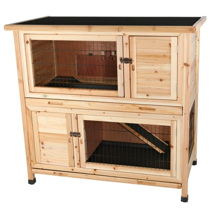 Trixie Pet 2-Story Rabbit Hutch (M) (Brown)