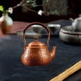 thumbnail image 4 of Tetera de latón Gloria Tetera de Kungfu Tetera tradicional china 1,2 L Hervidor de agua caliente Ropa de té para Casa de té Senderismo Camping Casa al Forma de pera, 4 of 9