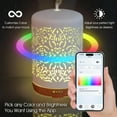 thumbnail image 4 of CozyNestFinds Smart Essential Oil Diffuser with Wifi, Alexa, Google Home, App Phone Control, LED, Auto Off, 4 of 18