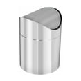 thumbnail image 1 of Creative Covered Trash Cans, Elegant Satin Finish Stainless Steel For Desktops Mini, Solid Construction Swing Lid, Convenient Multi-Purpose Solid Waste Container, Compact Size, 1 of 5
