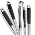 thumbnail image 4 of Pure Grill 4pc Stainless Steel BBQ Tool Utensil Set with Fork, Spatula, Tongs, and Basting Brush, 4 of 7