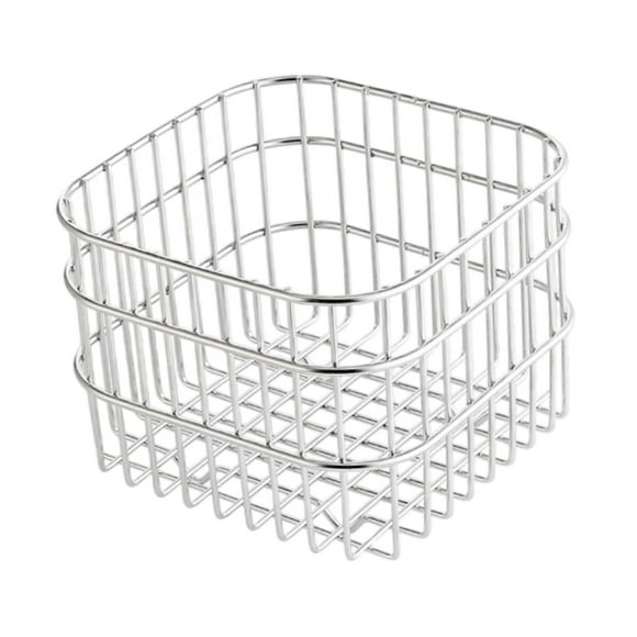 Cesta de almacenamiento de alambre de metal Organizador de almacenamiento de almacenamiento Gadget Versátiles de plato versátil Cesta de frutas para