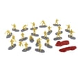 thumbnail image 3 of BELOVING 18 Pieces Soldier Figure Models 1:35 Mini Figures for Games Hobby Sand Table Yellow, 3 of 10