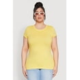 thumbnail image 2 of Womens Plus Size Basic Crew Neck Tee, 2 of 5