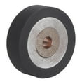 thumbnail image 1 of Press Tape Wheel, Precise Machining Easy Installation Concentricity Black Cassette Tape Pinch Roller  for A812 1/4 Inch, 1 of 7