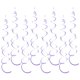 thumbnail image 3 of Moyic 6 pack/lote colgante en ingredientes seguros artesanía exquisita DIY colgante decorativo guirnalda aniversario Kits de decoración para fiestas Púrpura, 3 of 6