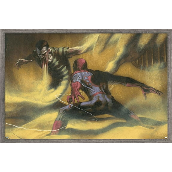 Marvel Comics - Sandman - The Amazing Spider-Man #2 Wall Poster, 14.725" x 22.375", Framed