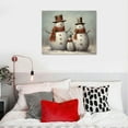 thumbnail image 4 of Nawypu Vintage Christmas Wall Art Home Decor Santa Claus Snowman Poster Canvas Print Christmas Tree Pictures Winter Wall Decor for Living Room Bathroom Wall Aesthetic Gift, 4 of 4