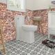 thumbnail image 5 of Azulejo de pared de PVC para salpicaduras, 20 hojas, autoadhesivo rústico, para cocina, baño, chimenea, dormitorio, mosaico Vintage, 10x10cm, 5 of 8