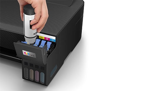 Epson EcoTank L1250 Wireless Ink Tank Printer | Cartridge-Free | 4-Color CMYK | 5760x1440 dpi | Wi-Fi | Wi-Fi Direct | USB 2.0 | Borderless Photo Print | Epson Smart Panel | C11CJ71301