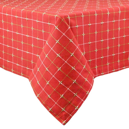 

Design Imports Holiday Dobby Tablecloth - 60 X 84
