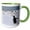 Green/White, variant on 3drose, Gentoo Penguin, 11oz Mug
