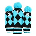 thumbnail image 4 of 3 piezas de Club Headcovers Head Protector Long Neck Knitted Golf Cola Cubierta de la cabeza del palo de golf, 4 of 8