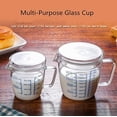 thumbnail image 6 of Cherryhome Glass Measuring Cup with Lid, Graduated Beaker Mug with Handle, Light-weight Borosilicate Glass Spout Microwave Safe Scales Milk Cup for Cooking Baking, 6 of 6
