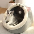 thumbnail image 2 of Casa Y Cama Gato Plegable Con Cojín Suave Para Mascota Modelo Gris, 2 of 4