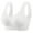 White, variant on Hrsba Womens Wide Straps Womens Wireless Bra 1PC Plus Size Sagging Side Control Push Up Seamless Bra