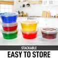 thumbnail image 3 of Simple Craft Jell-O Shot Cups with Lids Plastic Portion Cup Condiment Containers 3.25oz 50 Pack, 3 of 5