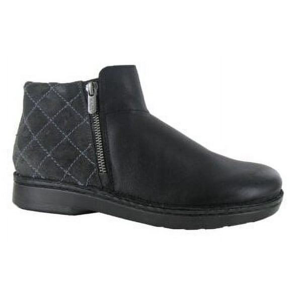 Naot Women's Sintra Boot Soft Black Leather/Midnight Suede - 17575-NRB