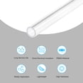 thumbnail image 3 of Unique Bargains Tube Rond en Acrylique Rigide Transparent 6mm ID x 8mm OD x 305mm Lot de 2, 3 of 6