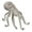 Whitewashed, variant on Creative Co-Op Eclectic Cast Iron Octopus Figurine Phone/Tablet Holder, Dark Brown