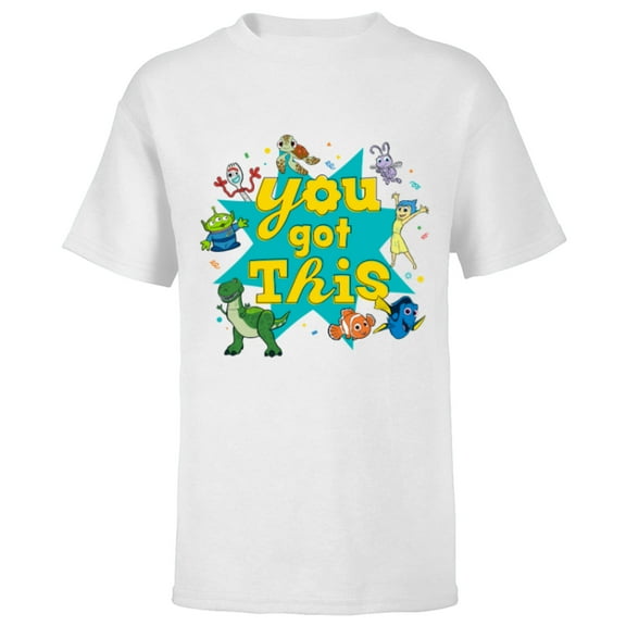 Disney PIXAR You Got This Feelin’ Good - Short Sleeve T-Shirt for Kids - Customized-White