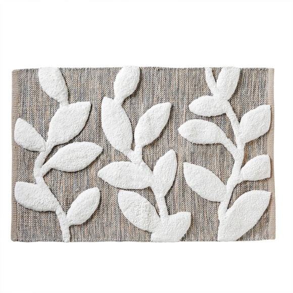 SKL Home by Saturday Knight Ltd. Greenhouse Leaves Rug, Gray, 30" x 20"