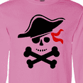 thumbnail image 4 of Inktastic Pirate Skull and Cross Bones Long Sleeve T-Shirt, 4 of 5
