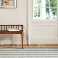 thumbnail image 4 of Dash & Albert Long Slade Handwoven Cotton Rug, 2' x 3', Indigo, 4 of 7