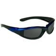 thumbnail image 2 of Bikershades Motorcycle Biker Riding Safety Sunglasses Blue Men Women Gray 2 Pairs, 2 of 5