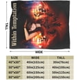 thumbnail image 2 of Flannel Blanket Within Rock Temptation Band Throws Blankets Super Soft Fleece Air Conditioning Blankets for All Season 50"x40", 2 of 9