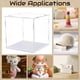 thumbnail image 5 of Vitrina cúbica transparente para figuras de béisbol, gorras y otros artículos de béisbol. Base blanca. Fabricada en acrílico transparente. Medidas: 7,87 x 7,87 x 7,87 pulgadas., 5 of 5